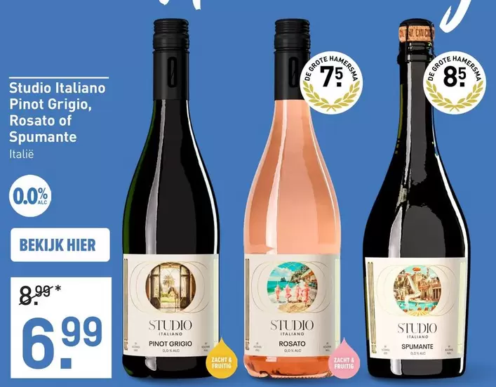 De - Studio Italiano Pinot Grigio, Rosato of Spumante