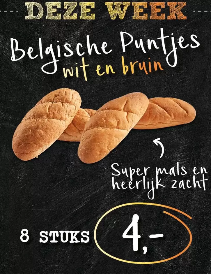 Bruin - Belgische Puntjes wit en bruin
