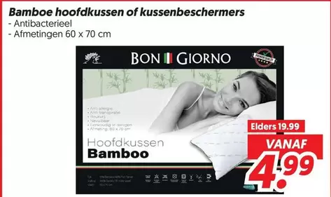 Hoofdkussen Bamboo