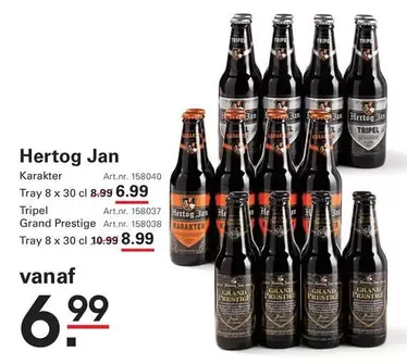 Hertog Jan - Karakter Tray 8 x 30 cl, Tripel Tray 8 x 30 cl