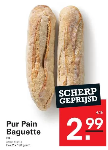 Bio - Pur Pain Baguette