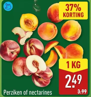 Perziken of nectarines