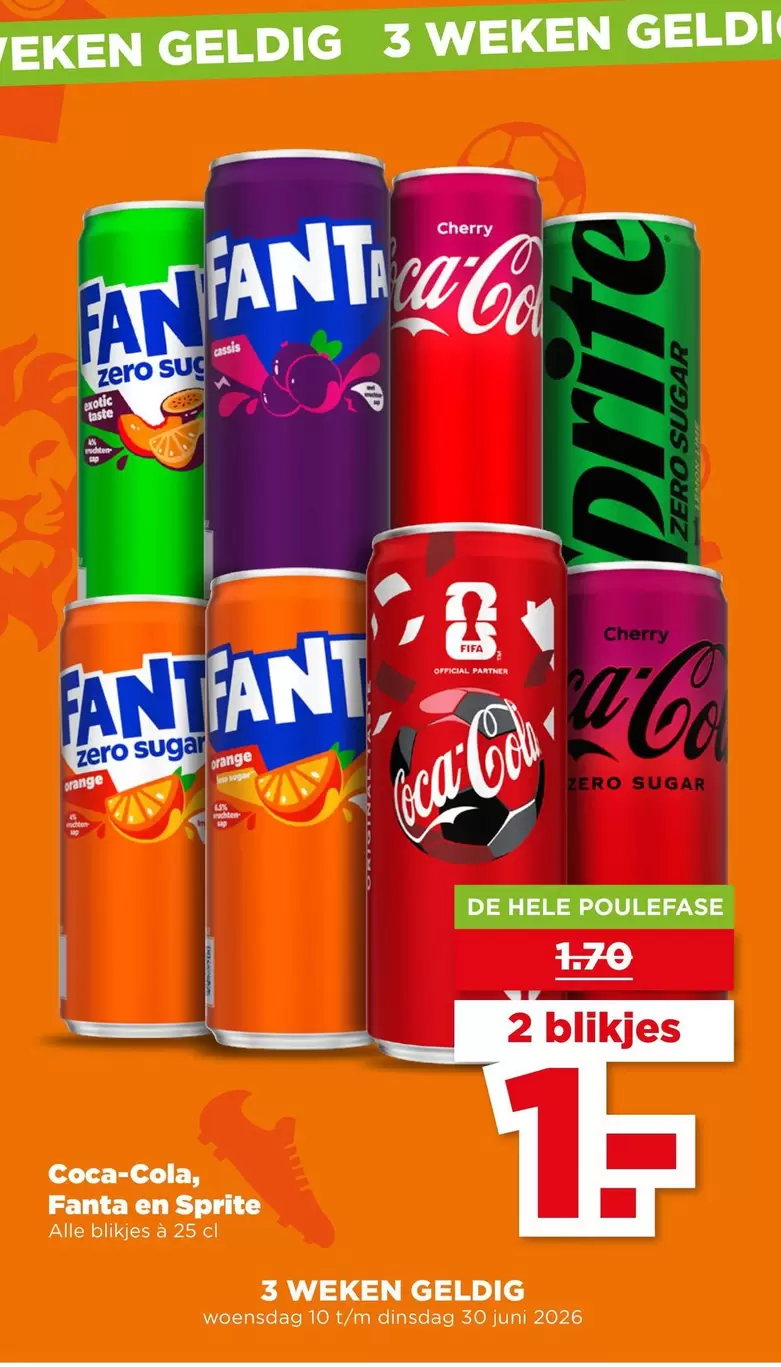 Coca-Cola - , Fanta en Sprite
