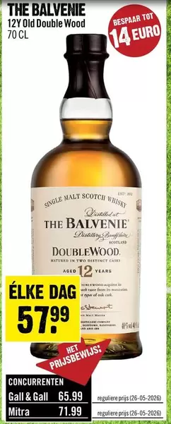Euro - 12Y Old Double Wood 70 CL