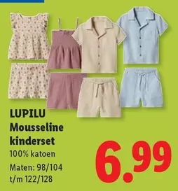 Mousseline kinderset
