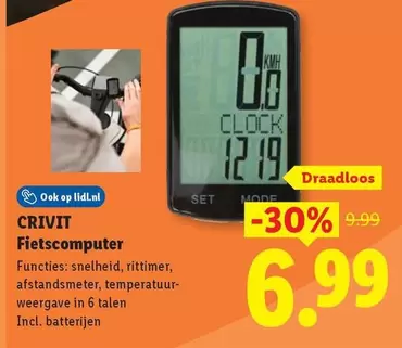 Op - Fietscomputer