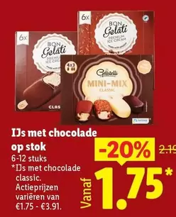 Ice - IJs met chocolade op stok