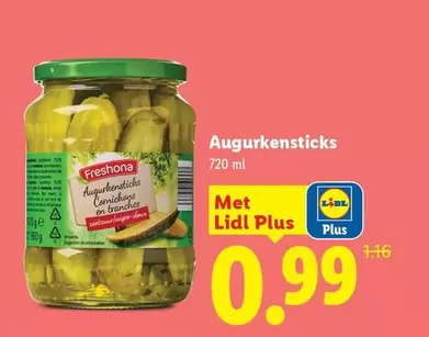 De - Augurkensticks