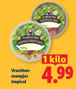 Mix - Vruchten-snoepjes tropical