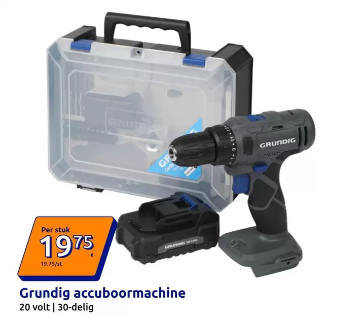Accuboor machine