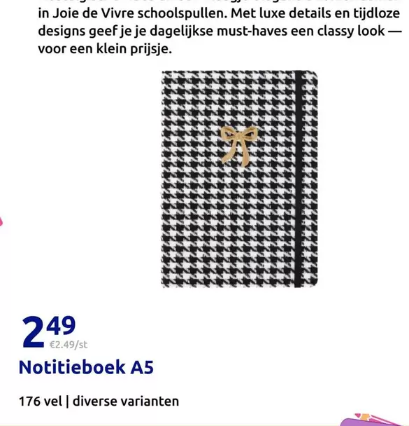 De - Notitieboek A5