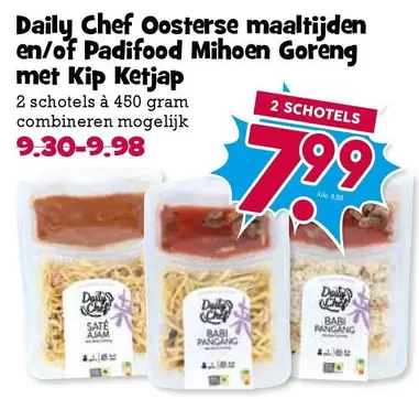 Chef - Daily Oosterse maaltijden en/of Padifood Mihoen Goreng met Kip Ketjap