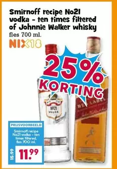 Smirnoff - recipe No21 vodka