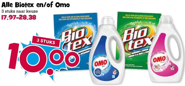 Bio - tex en/of Omo