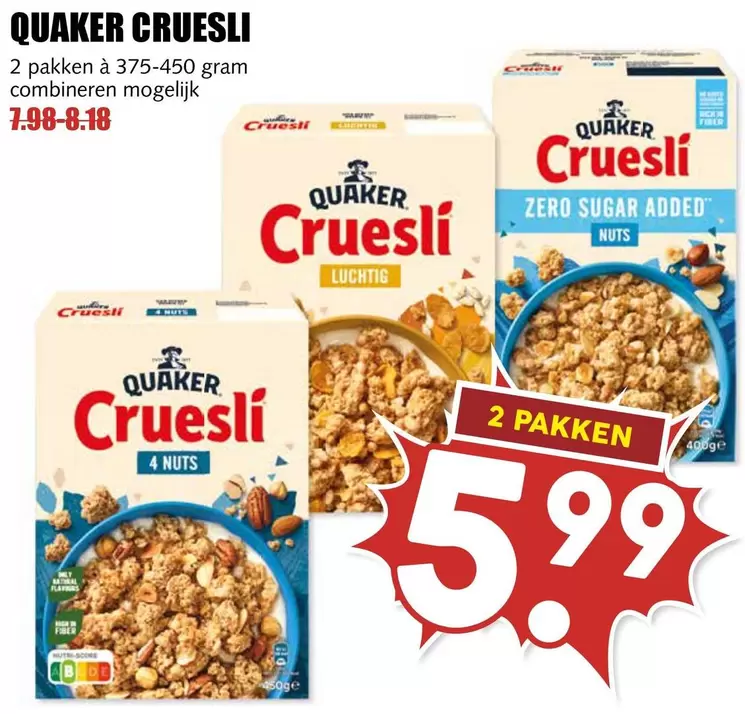 Quaker - CRUESLI