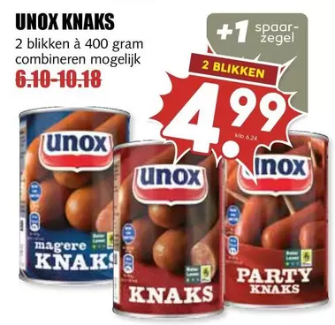 De - UNOX KNAKS