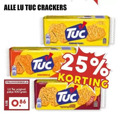 one - LU TUC CRACKERS