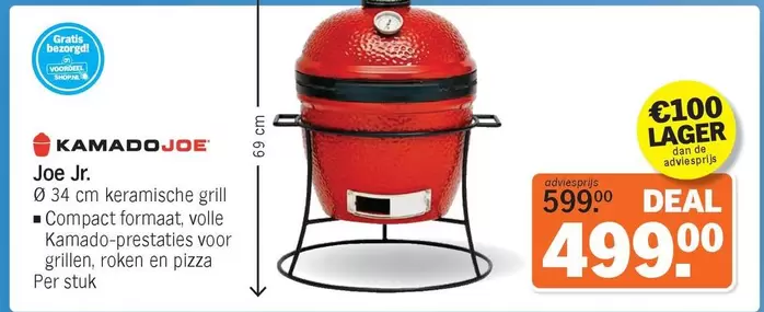 De - Joe Jr. 34 cm keramische grill