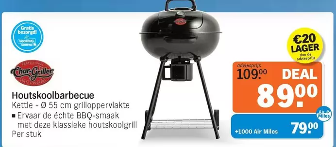 De - Houtskoolbarbecue Kettle
