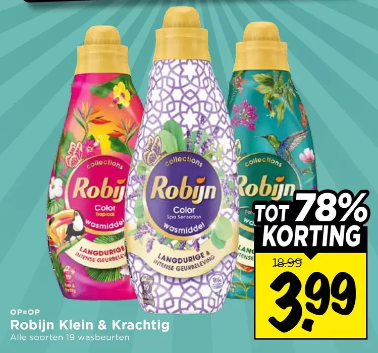 Spa - Robijn Klein & Krachtig Color wasmiddel