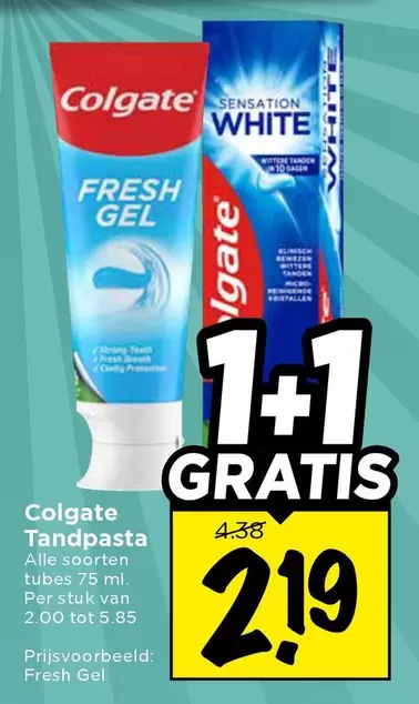 Colgate - Fresh Gel Tandpasta