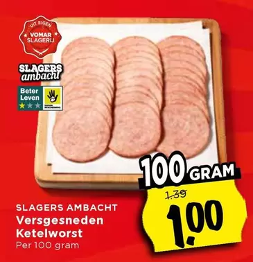 Versgesneden Ketelworst
