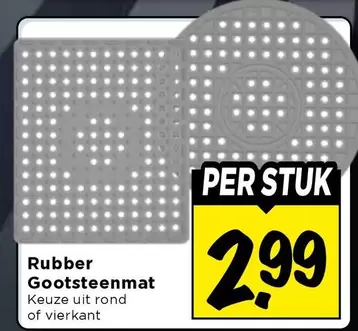 Rubber Gootsteenmat
