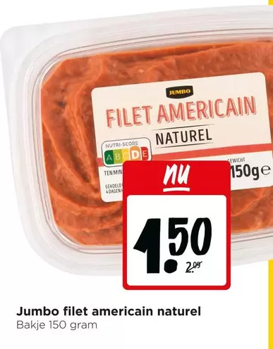 Jumbo - Filet Americain Naturel