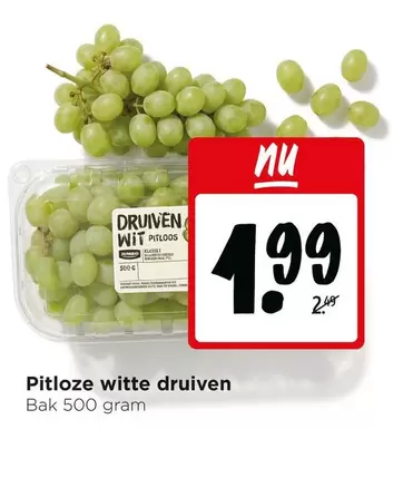 Pitloze witte druiven