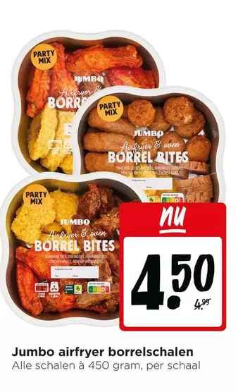 Jumbo -  airfryer borrelschalen