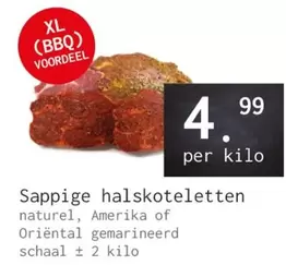Sappige halskoteletten