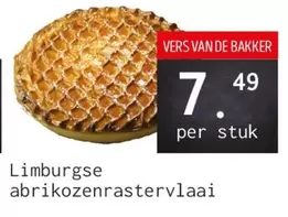 De - Limburgse abrikozenrastervlaai