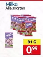 Milka - Alle soorten