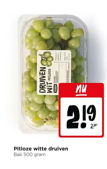 Jumbo - Pitloze witte druiven