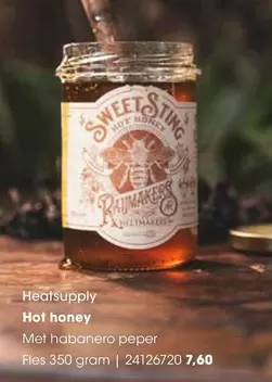 Honey - Hot honey Met habanero peper