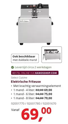 Elektrische Friteuse