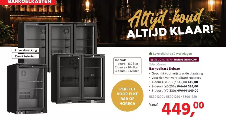 horeca - Barkoelkasten Deluxe