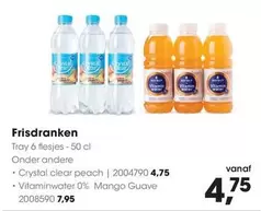 Clear - Crystal clear peach | 2004790, Vitaminwater 0% Mango Guave 2008590