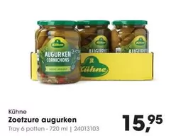 Zoetzure augurken