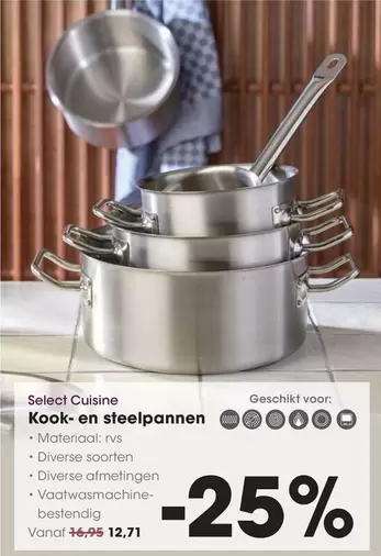 Kook- en steelpannen
