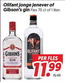 Jonge jenever or gin