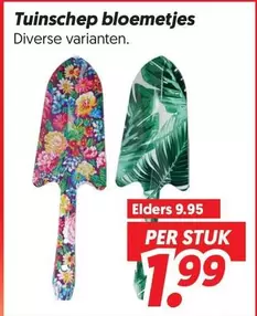Tuinschep bloemetjes