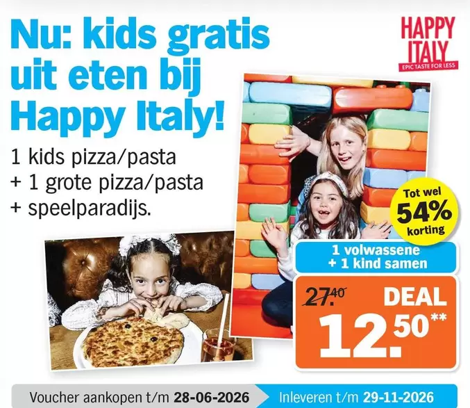 Happy - Kids Gratis Uit Eten