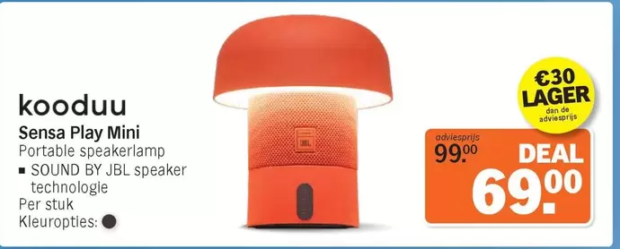 Play - Sensa Mini Portable speakerlamp