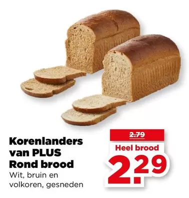 Bruin - Korenlanders Rond brood