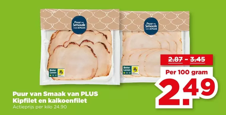 Kipfilet en kalkoenfilet