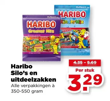 Haribo - Silo's en uitdeelzakken
