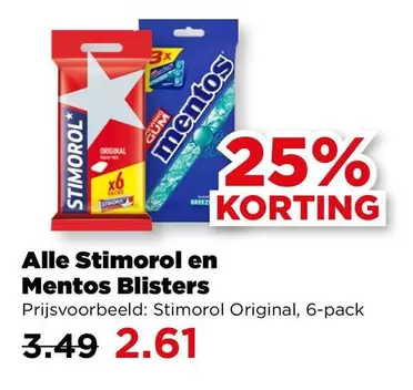 Mentos - Stimorol en  Blisters