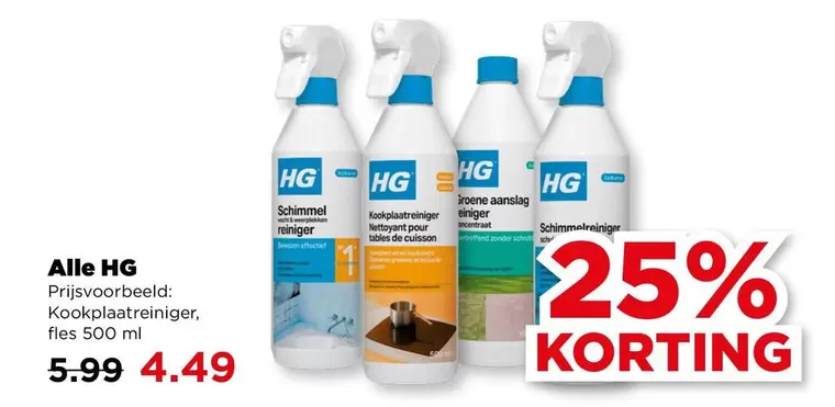 HG - Prijsvoorbeeld: Kookplaatreiniger