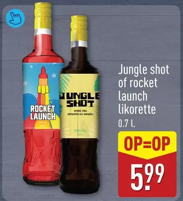 Jungle - shot of rocket launch likorette